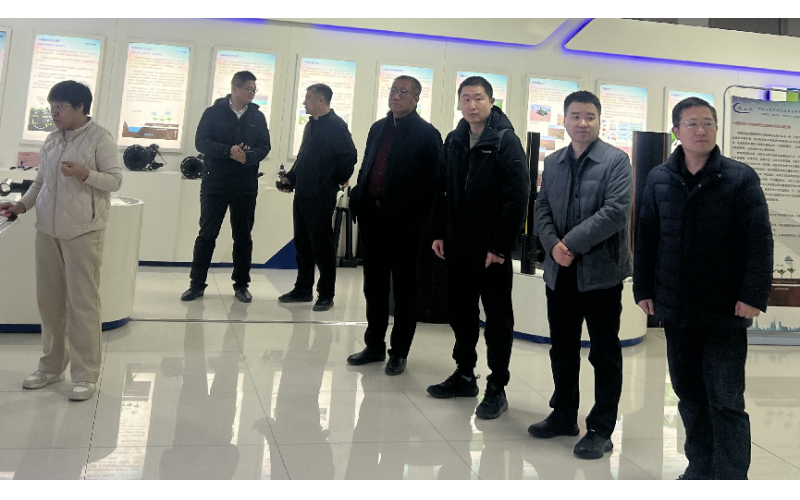 Leaders from the Tangshan Municipal Bureau of Industry and Information Technology and their entourage visited our company for research and guidance